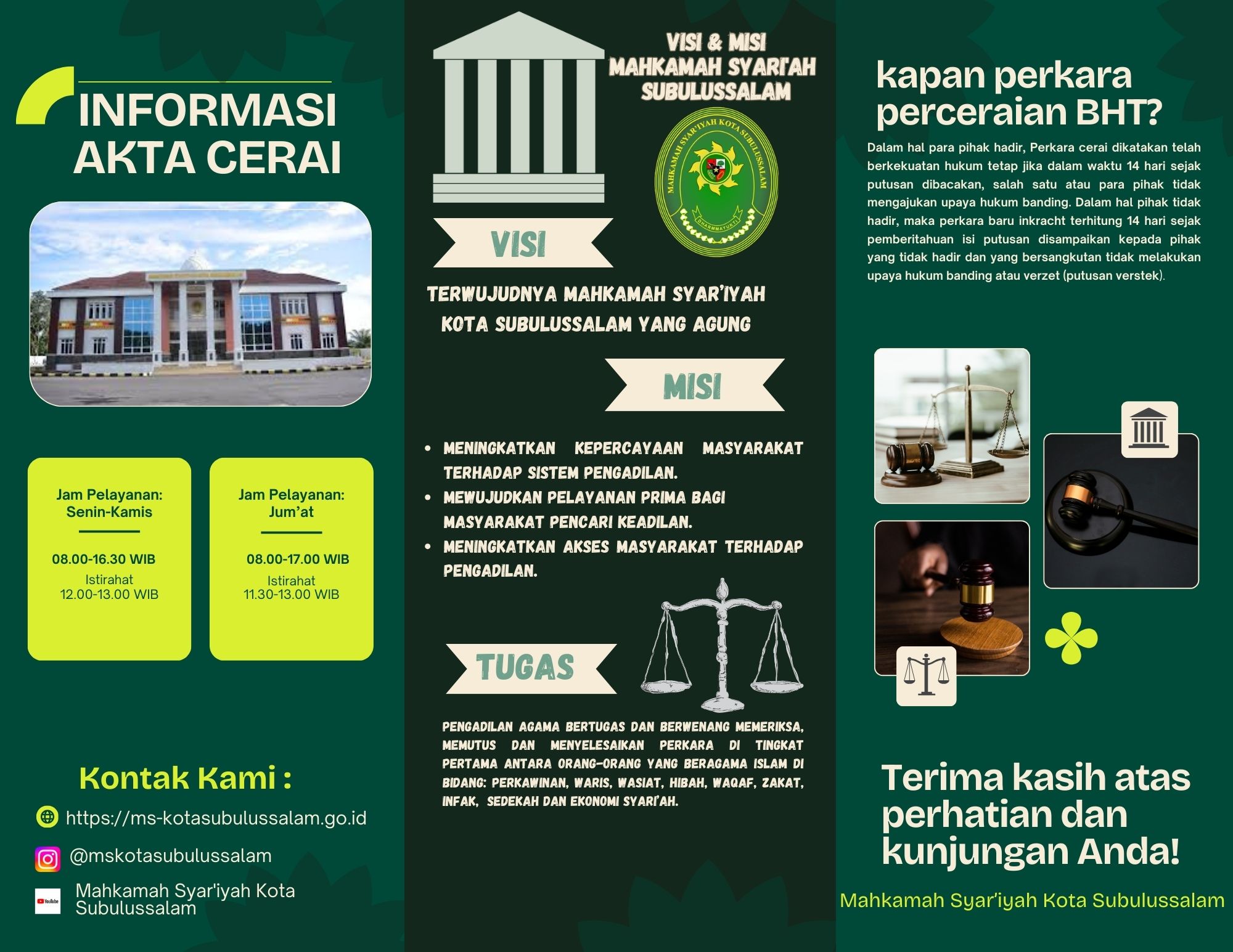 1 Informasi akta cerai