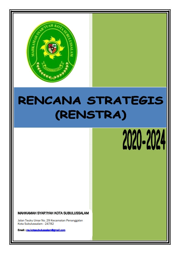 RENSTRA MS KOTA SUBULUSSALAM 1 001